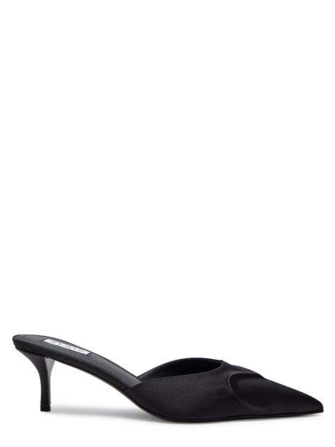 Alaïa Alaïa Le Coeur 55 Satin Mules