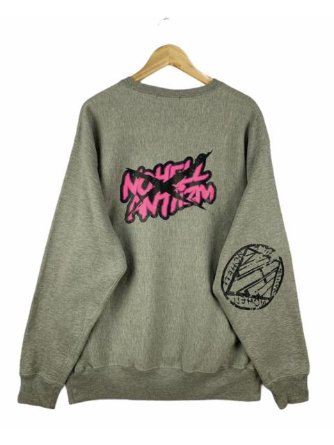 Other Designers Japanese Brand - Nohell Sweatshirt Big Logo Grey Large