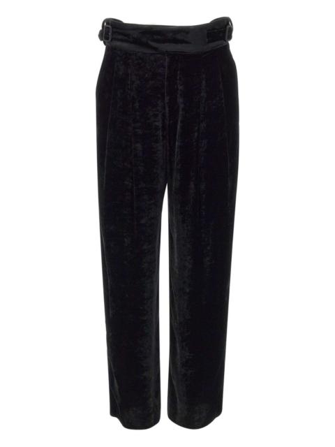 EMPORIO ARMANI buckle-detail trousers