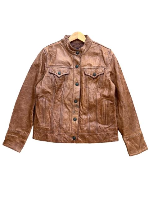 Other Designers Gap Brown Leather Jacket