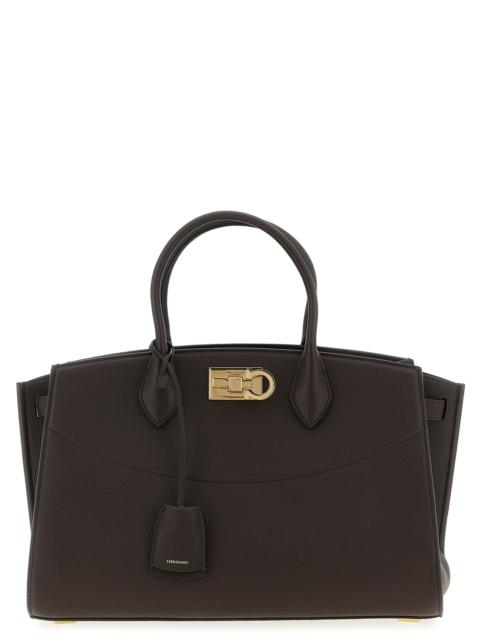 FERRAGAMO New Ferragamo Studio Soft (L) Hand Bags Brown