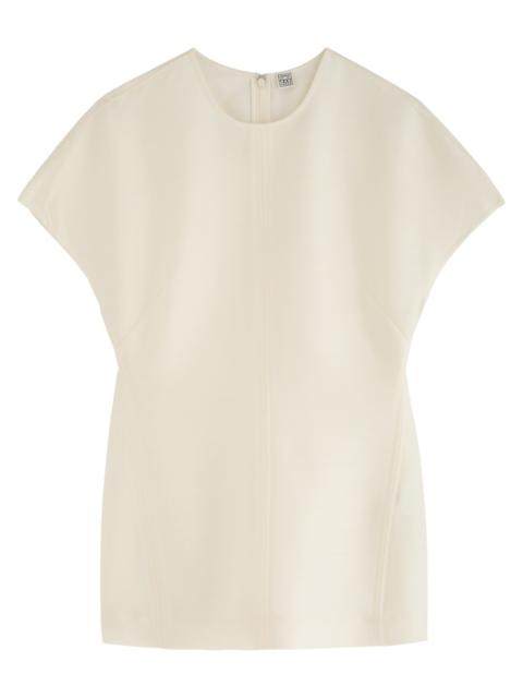 Toteme Panelled Wool-blend top