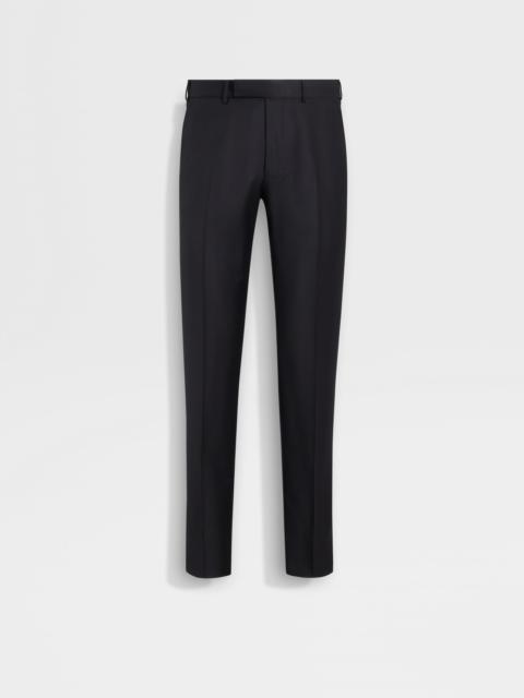 ZEGNA BLACK TROFEO WOOL PANTS