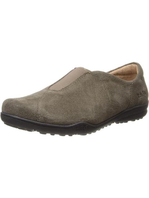 Other Designers Taos Footwear - Taos Center Peace Dark Khaki Taupe Suede Slip On Comfort Shoes Leather Casual 9