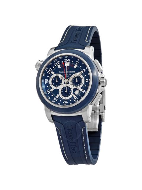 Other Designers Carl F. Bucherer Patravi TravelTec Chronograph Automatic Blue Dial Men's Watch 00.10620.23.53.01