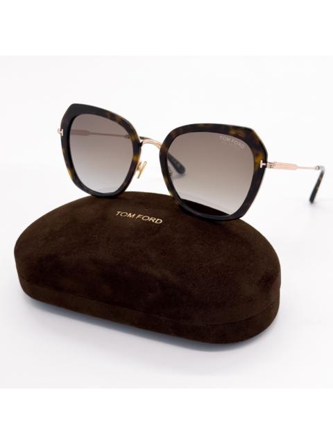 TOM FORD NEW TOM FORD TF792 52H POLARIZED SUNGLASSES TOM FORD KENYAN