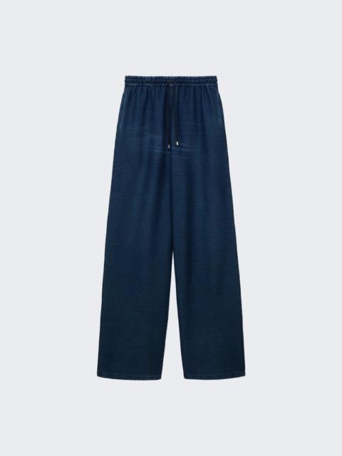 Loewe Drawstring Trousers Indigo Blue