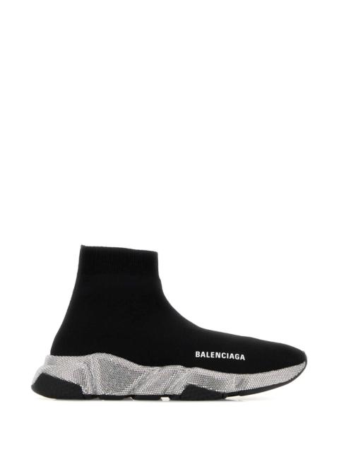 BALENCIAGA Balenciaga Women Black Stretch Nylon Speed Sneakers