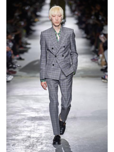 Dries Van Noten NWT SS20 Patrini check slim trousers