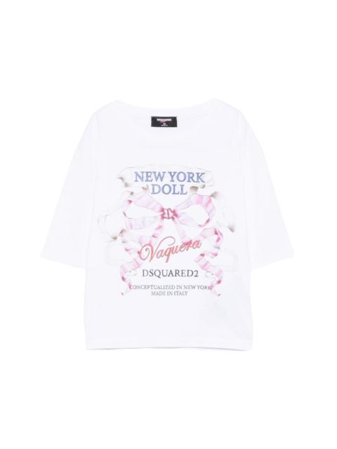 DSQUARED2 Printed cotton t-shirt