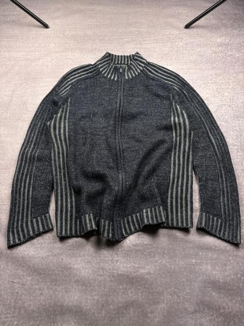 Other Designers Japanese Brand - Cable Knit LGB If Six Was Nine Style Wash Zip Sweater Jacket