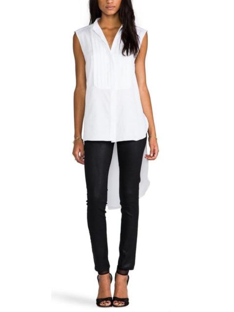 Other Designers BCBGMAXAZRIA - White Silk Callista Top
