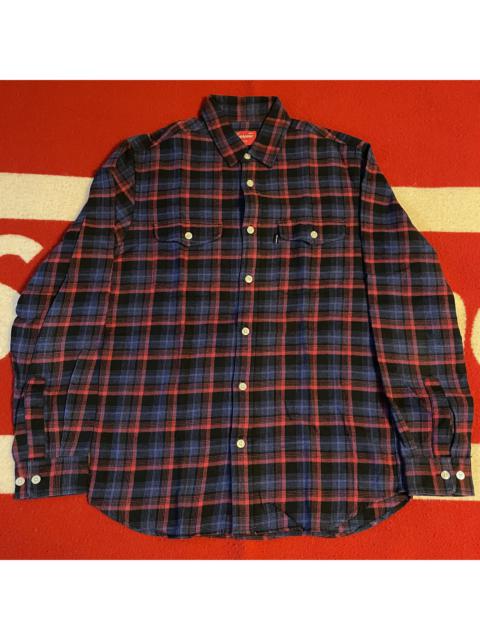 Supreme - Plaid Flannel Button Up Shirt 2012