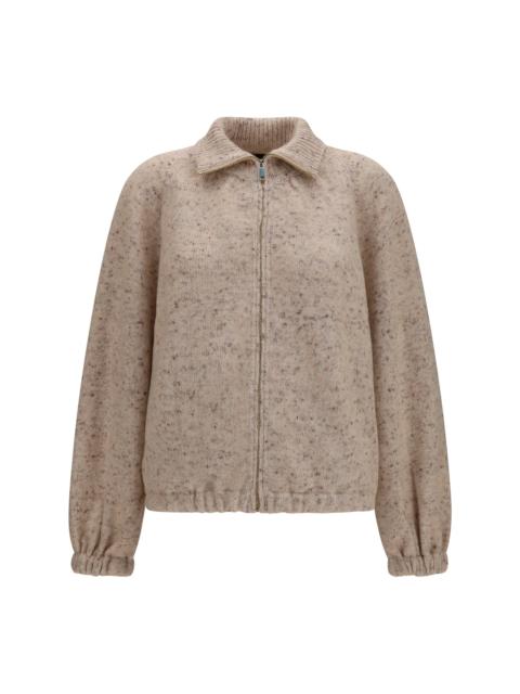 FABIANA FILIPPI Fabiana Filippi Oversized Bouclé Yarn Bomber Jacket Beige