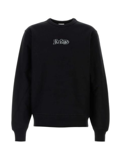 Burberry Men Black Cotton Blend Sweatshirt