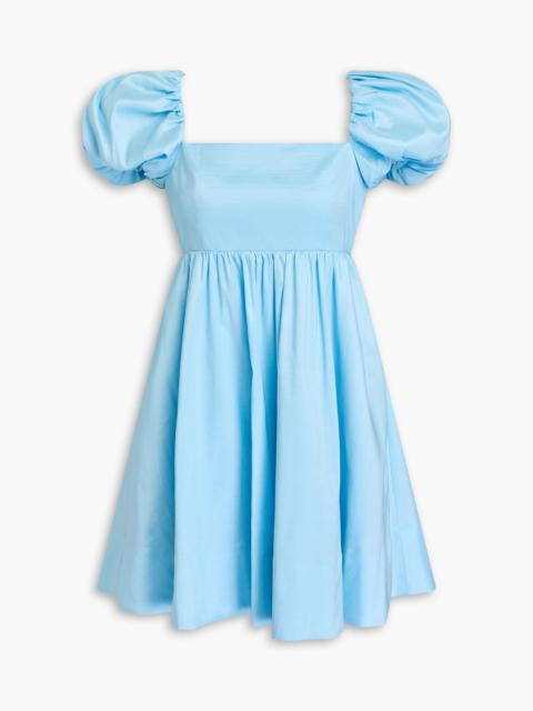 Alice + Olivia Sharilyn bow-detailed taffeta mini dress