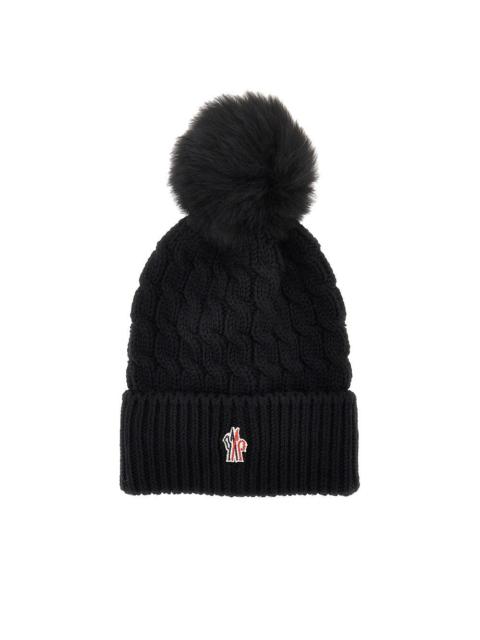 Moncler Grenoble Moncler Grenoble Wool Beanie Hat Black Women