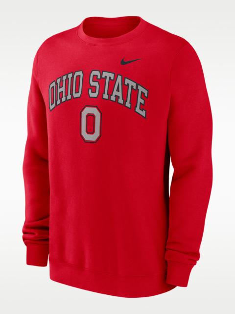 Nike Ohio State Arch Men's Nike College Pullover Crew