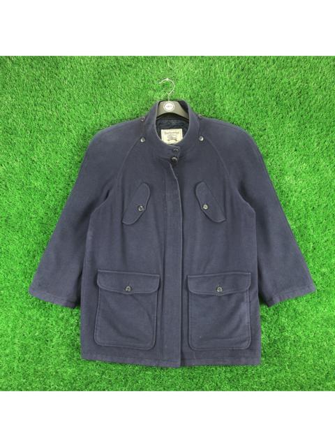 Other Designers Vintage - Vintage 90's Burberrys Wool Zipper Coat Jacket Quilted Nylon