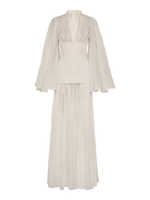 Zimmermann Rebellion Corded Gown ivory
