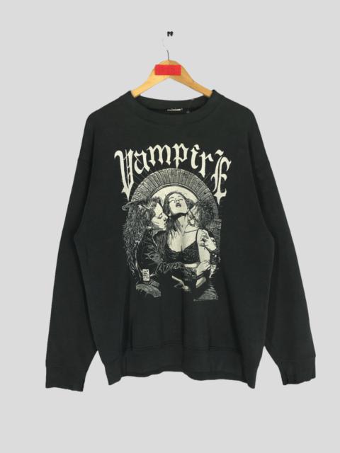 Other Designers Vintage - Vtg 90s Vampire Fashion Victim Tim Bradstreet Sweatshirt