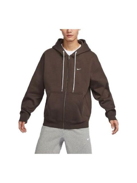 Nike Solo Swoosh Hoodie 'Brown' DR0404-237