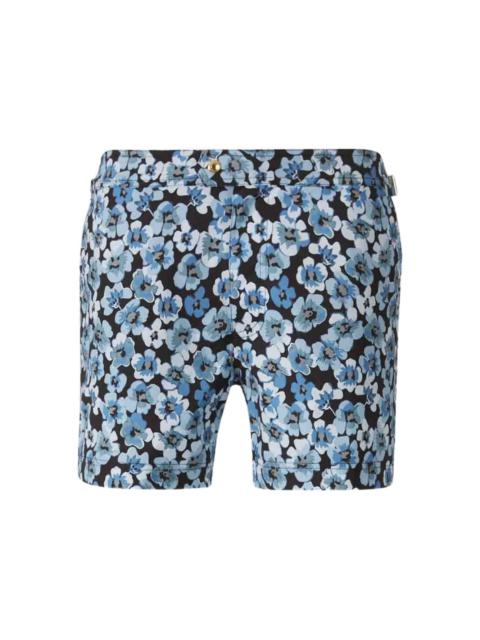 floral-print swim shorts