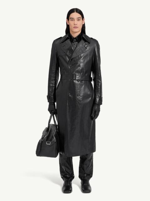 MM6 Maison Margiela Shiny linen coat