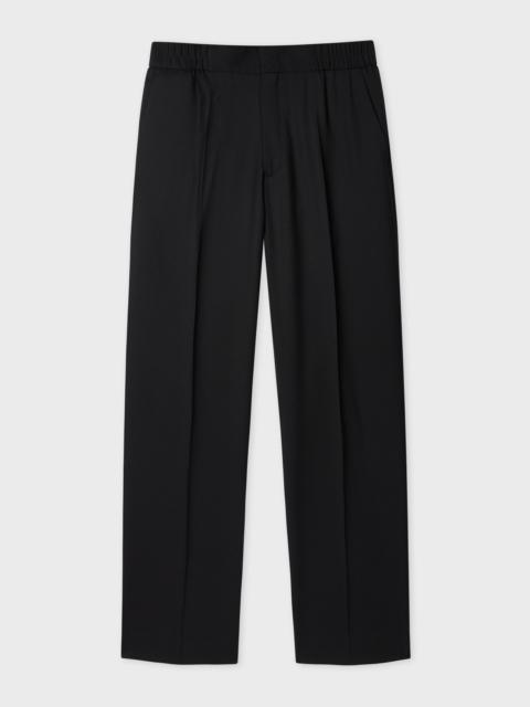 Paul Smith A Suit To Travel In - Black Elasticated-Waist Trousers