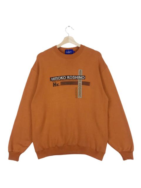 Other Designers Vintage - Hiroko Koshino Homme Embroidered Logo Sweatshirt