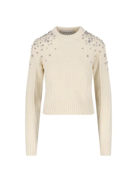 Crystal Crop Sweater
