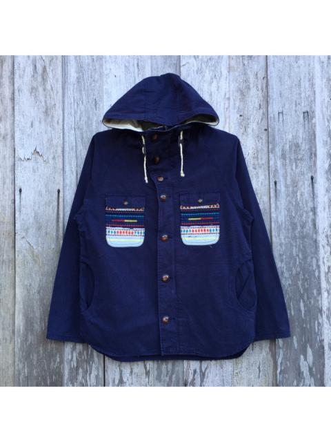 Other Designers Go Slow Caravan - Go Slow Caravan GSC Button Up Jacket Hoodie