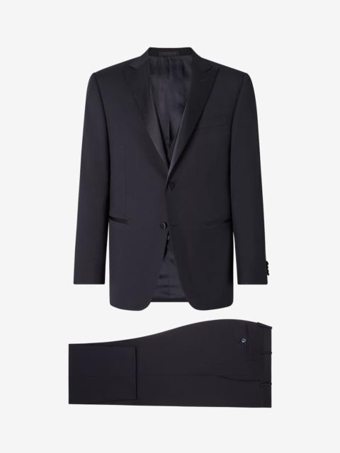 CORNELIANI Navy blue S130's wool twill tuxedo