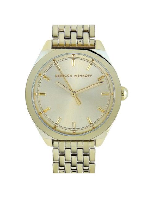 Other Designers Rebecca Minkoff Amari Quartz Gold Dial Ladies Watch 2200326