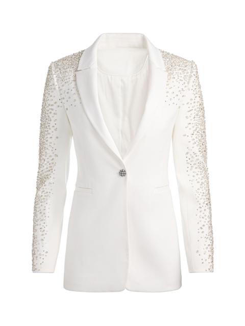 Alice + Olivia BREANN EMBELLISHED FITTED BLAZER