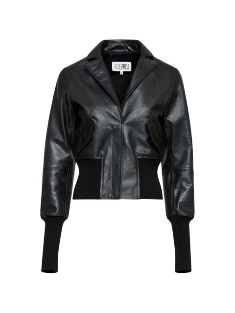 MM6 Maison Margiela leather jacket