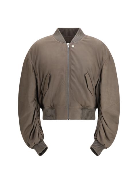 Rick Owens Rick Owens Secchia Flight Bomber In Lambskin Leather With Padding