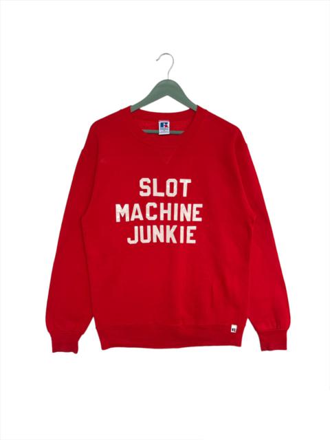 Other Designers Vintage - Vintage 90s Slot Machine Junkie Sweatshirt
