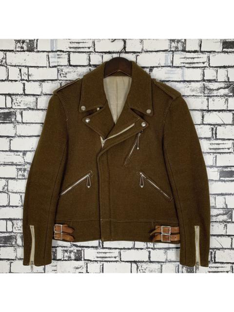 Other Designers Japanese Brand × MasterPiece × SCYE - SCYE Masterpiece & Co Wool Rockers Double Collar Jacket