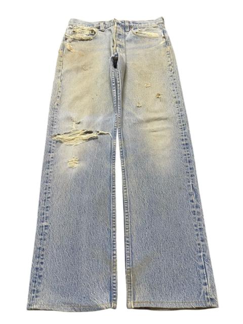 Other Designers Distressed Denim - Vintage 80s Levis Mud Faded Wash Distressed Loose Jeans