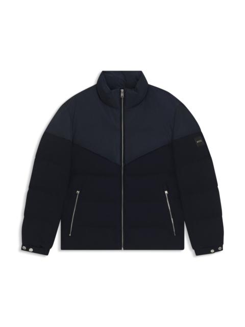 BOSS WATERPROOF JACKET IN BRUSHED FLANNEL