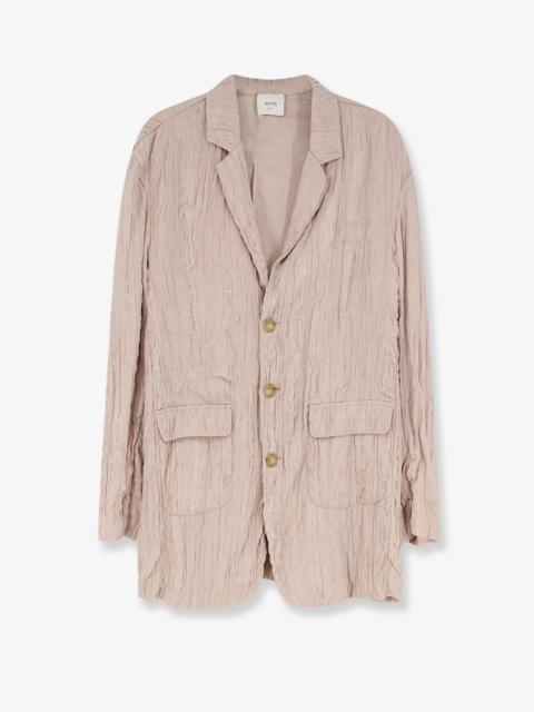 Other Designers Alysi Wrinkled Viscose Blazer