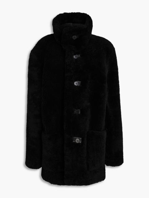 maje Reversible shearling jacket