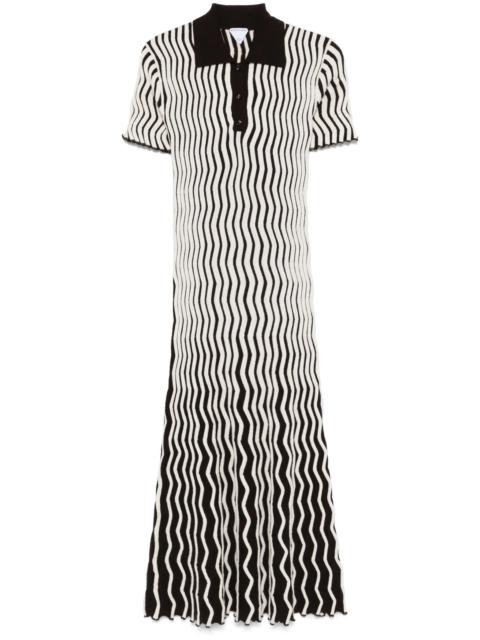 Bottega Veneta ribbed midi dress