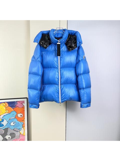 Moncler Moncler blue and black down jacket