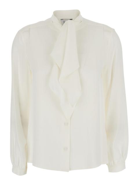 Max Mara Max Mara Women Elegant White Shirt With Classic Collar And Long Sleeves In Cotton For Women