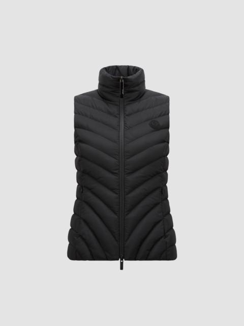 Moncler Granes Diagonal-Quilted Down Vest