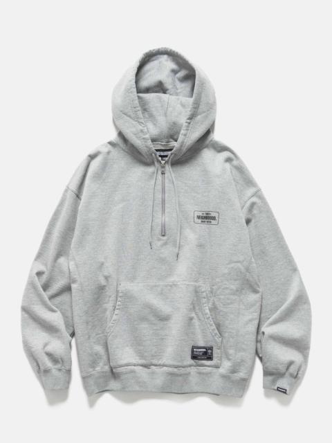 NEIGHBORHOOD Classic Sweat Half Zip Hoodie LS Gray