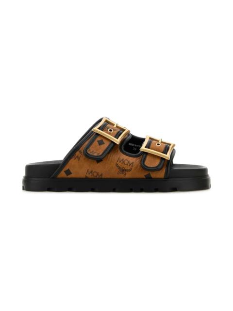 Printed Canvas Slippers