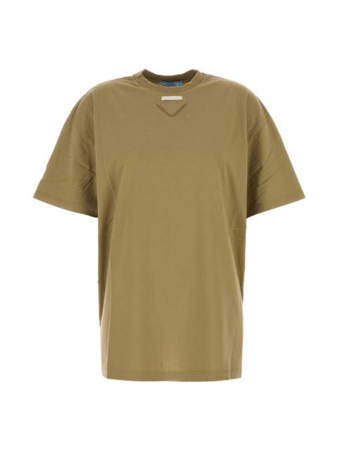 Prada Sage Green Jersey T-shirt